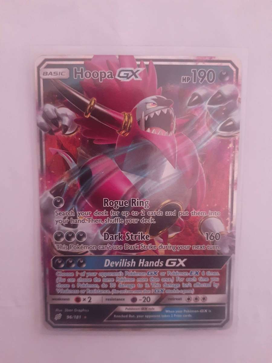 HOOPA GX ULTRA RARE SHINY POKEMON CARD!