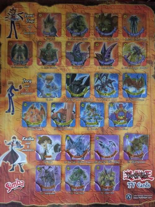 YUGIOH COMPLETE TV CARD ALBUM!