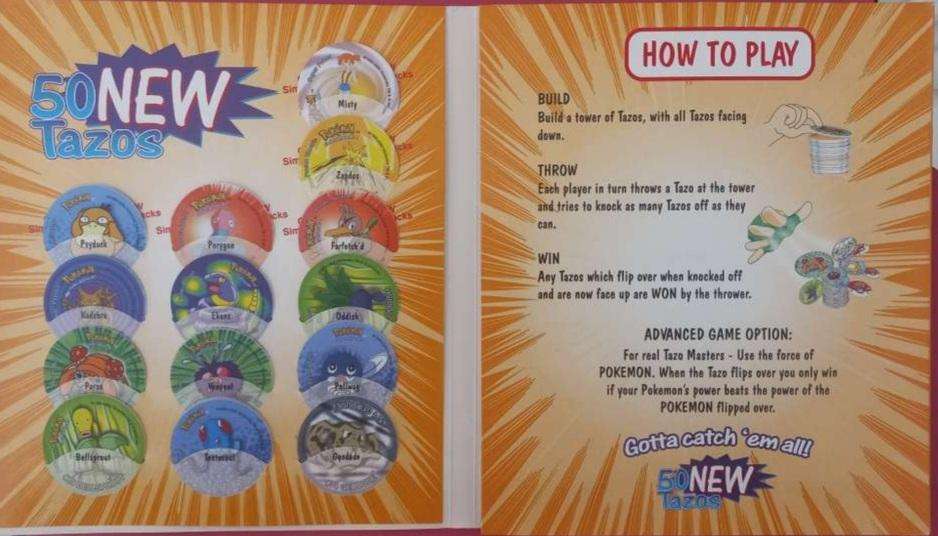 Pokemon Tazo Album 2