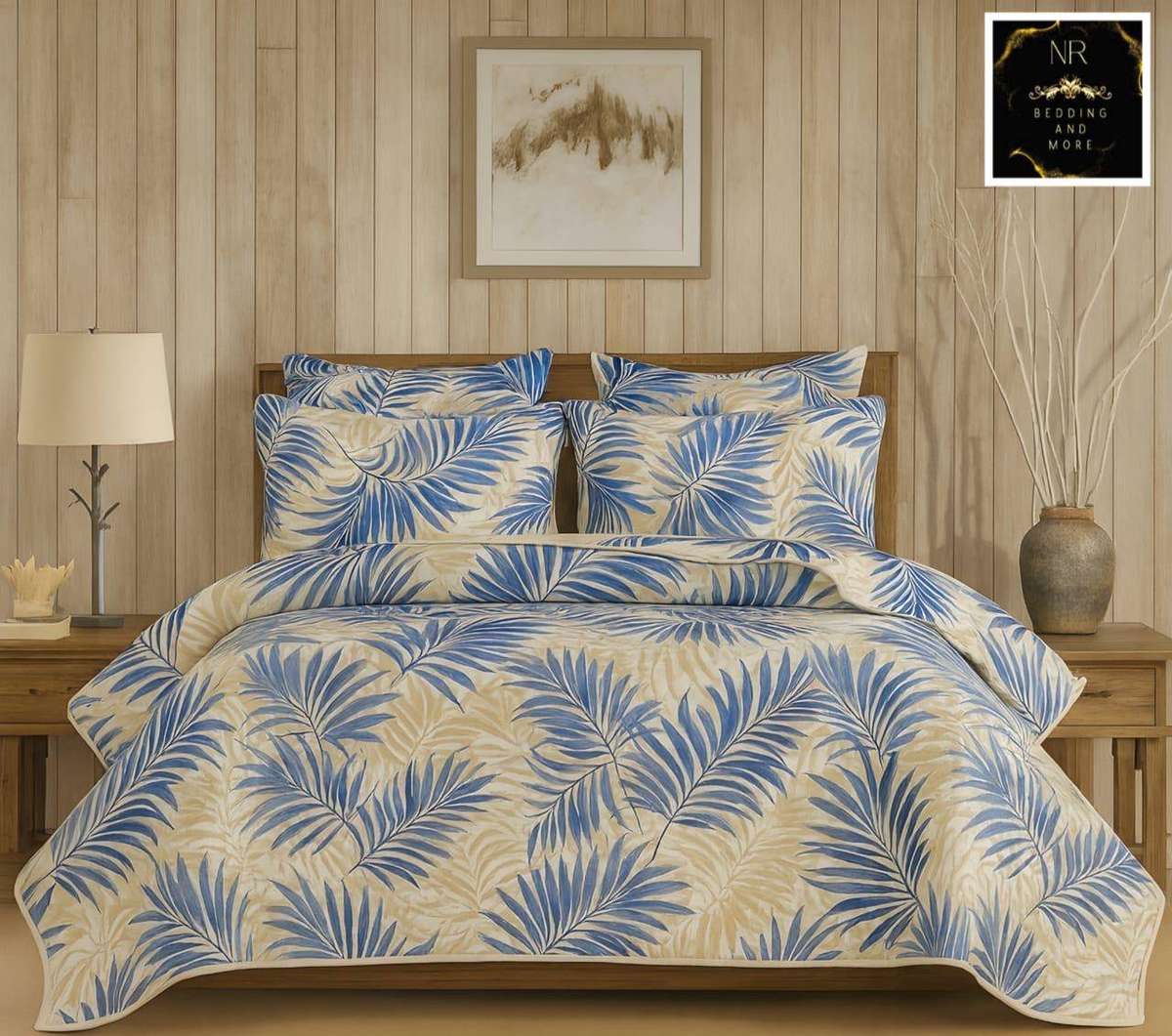 Luxurious 5piece Cotton Bed Spread