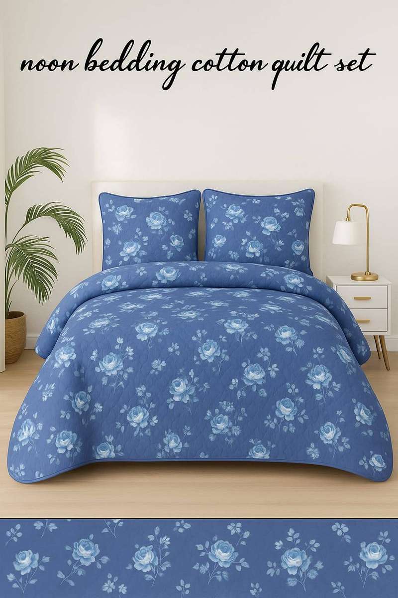 5 pcs bed spread cotton collection