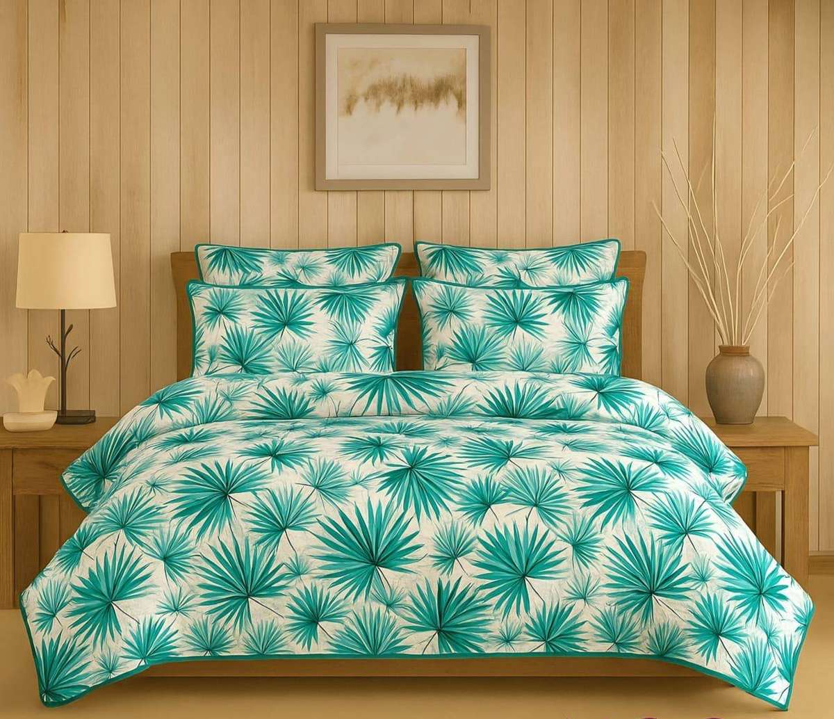 Luxurious 5piece Cotton Bed Spread