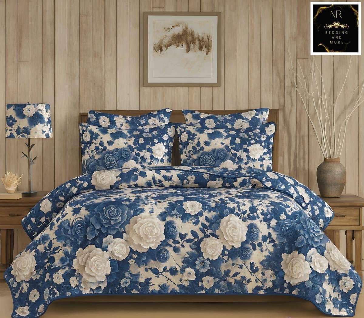 Luxurious 5piece Cotton Bed Spread