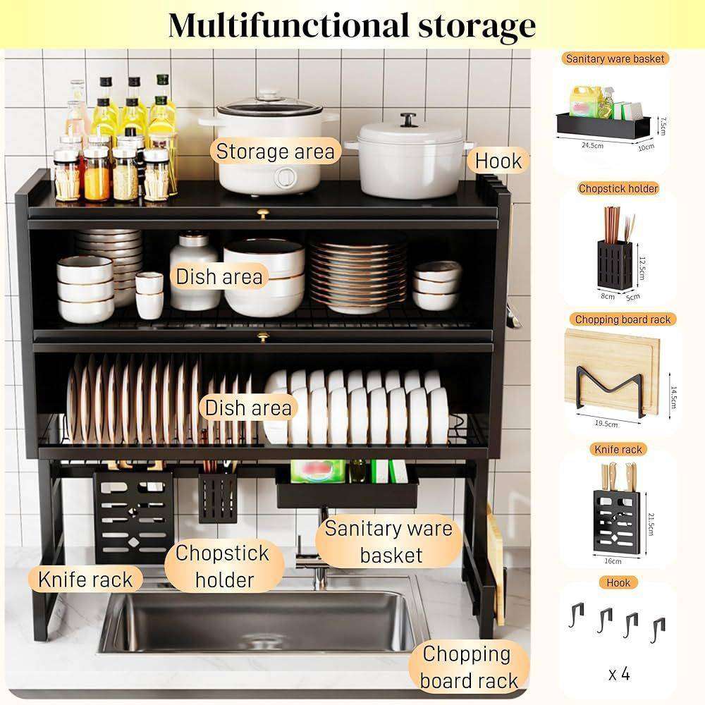 Over the Sink Dish Rack