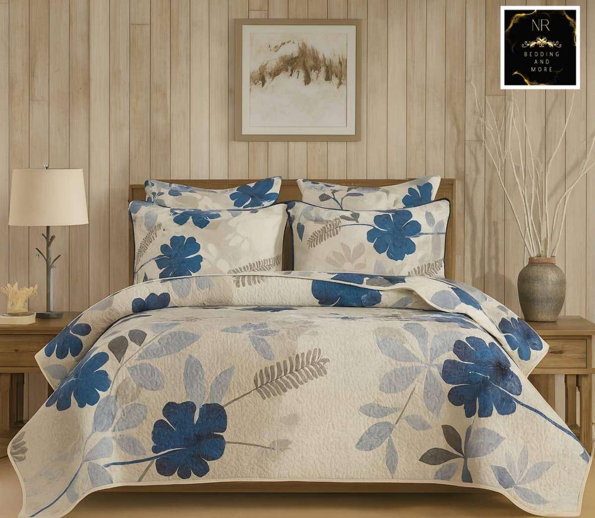 Luxurious 5piece Cotton Bed Spread