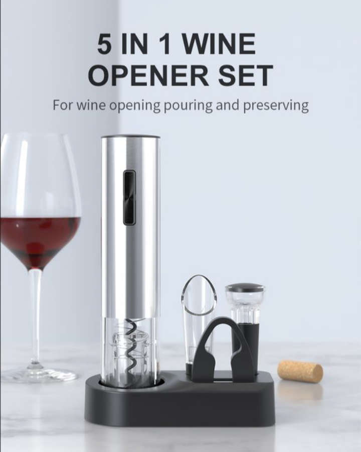 BURRAAQ TRANDING /ELECTRIC WINE OPENER SET