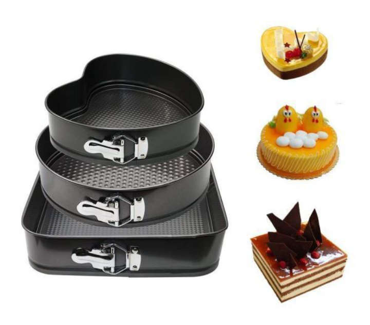 BURRAAQ TRANDING / 3 PC CAKE SHAPE MOULD
