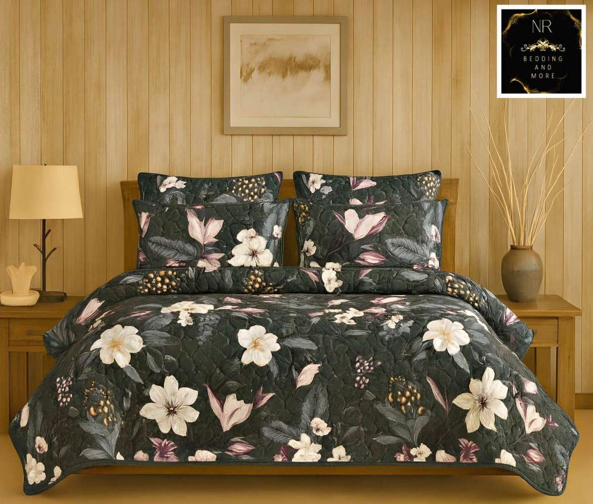 Luxurious 5piece Cotton Bed Spread