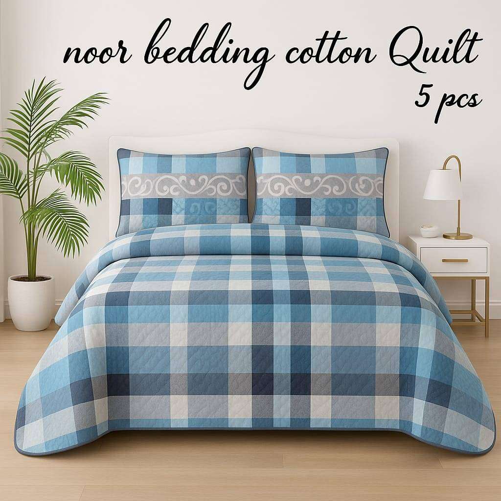 5 pcs bed spread cotton collection