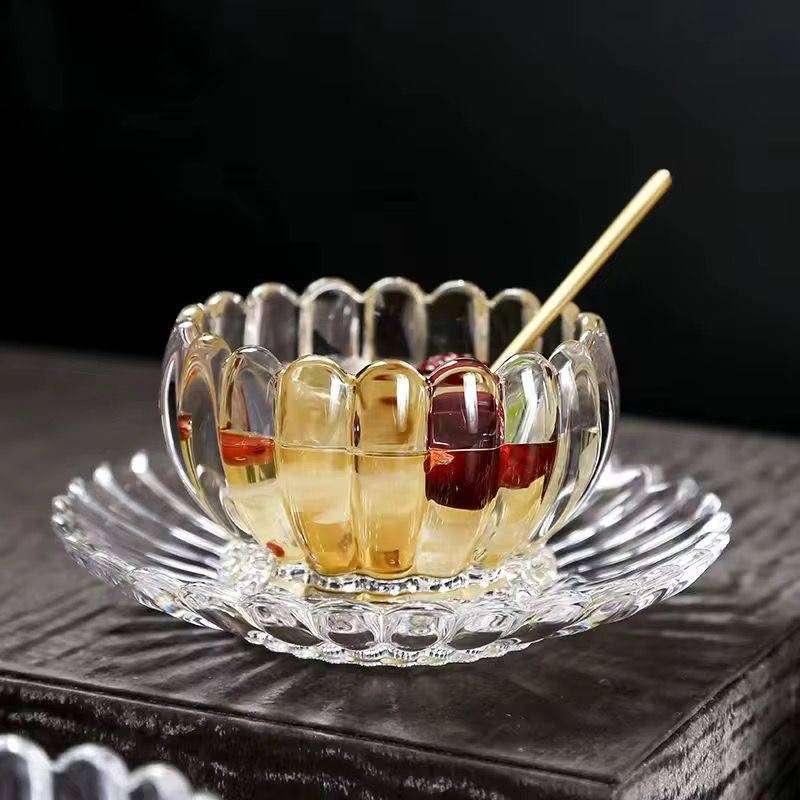 Burraaq Trading 6 pcs Dessert Bowl Set & Plate Set