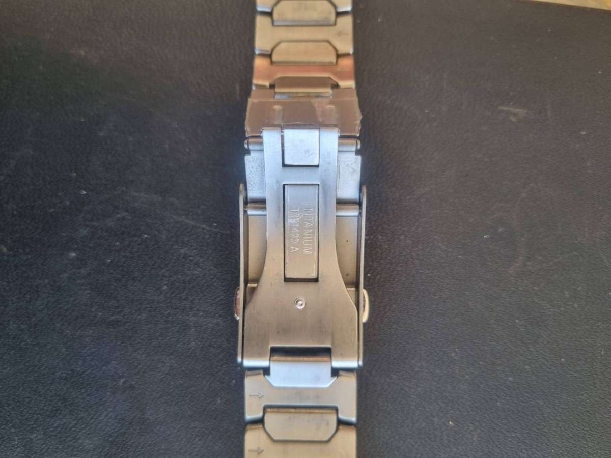 Tissot Titanium Bracelet  PRS 516, Full Titanium, Deployant Clasp