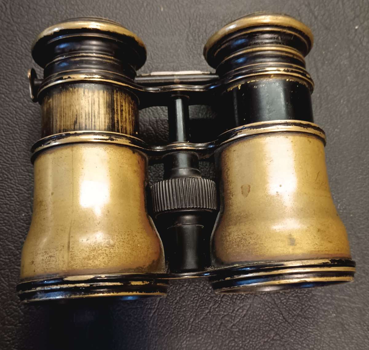 MILITARY WWI RELIC .MARINE/CAMPAGNE/THEATRE TRIPLE OPTIC ANTIQUE BINOCULARS.