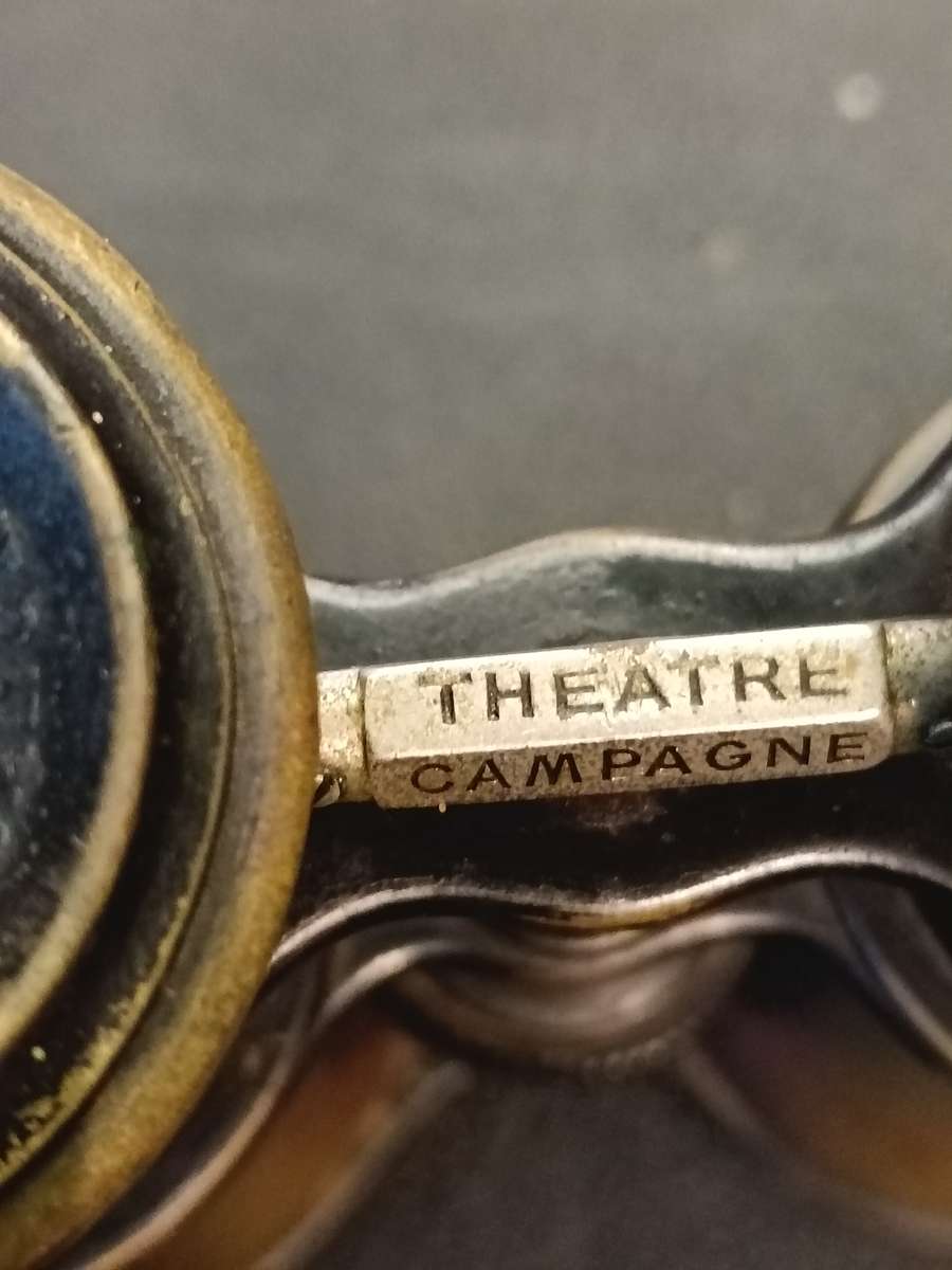 MILITARY WWI RELIC .MARINE/CAMPAGNE/THEATRE TRIPLE OPTIC ANTIQUE BINOCULARS.