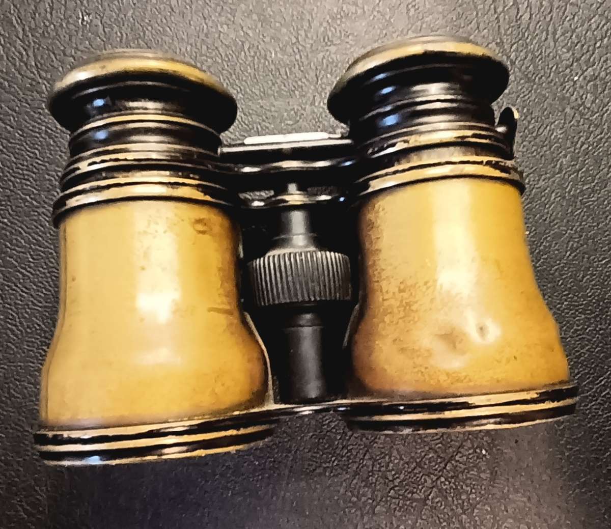 MILITARY WWI RELIC .MARINE/CAMPAGNE/THEATRE TRIPLE OPTIC ANTIQUE BINOCULARS.