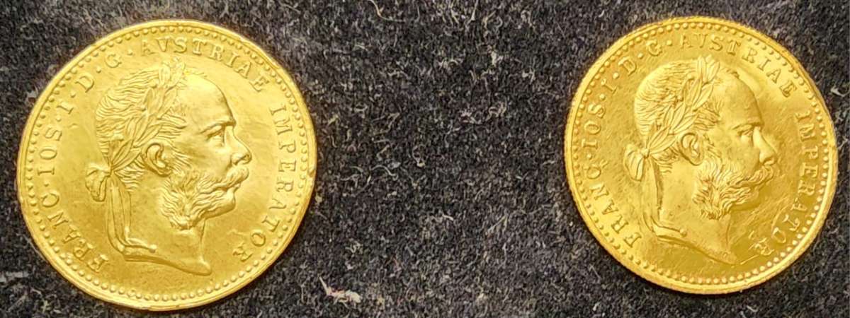 1915 GOLD FRANC.IOS.COINS-I.D.G.-AVSTRIAE-IMPERATOR COINS