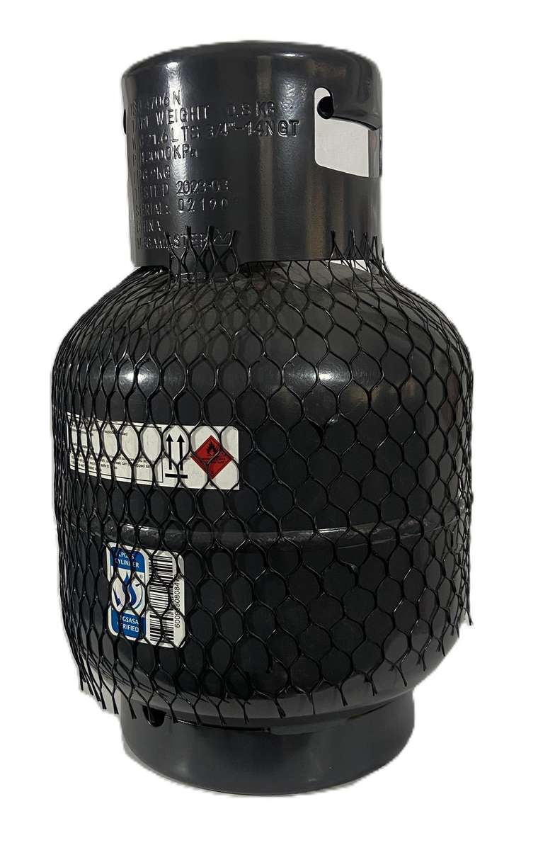 3 Panel Gas Heater with Regulator & Wheels - Goldair - GGH-42BA, with empty Gaz Cylinders 9kg