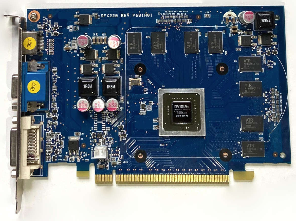 GT240(PCI-E) 1024MB D3+CRT+DVI+HDMI+HDCP GPU PCB[SOLD FOR PART OR REPAIR]