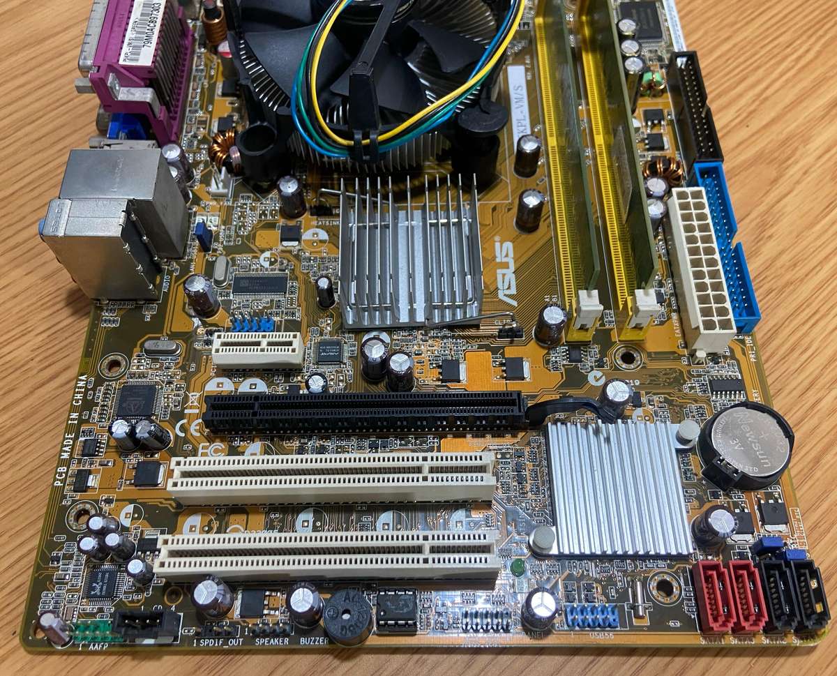 Motherboard, CPU, RAM Combo - Asus P5KPL-VM/S Motherboard, Intel Core 2 Duo 755, 2GB DDR2