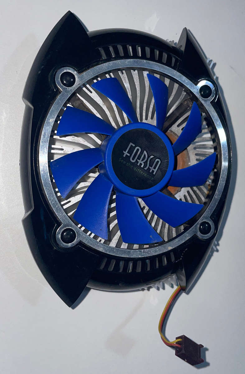 GPU Graphic card heat sink and fan, mounting hole 52.5 x 52.5mm