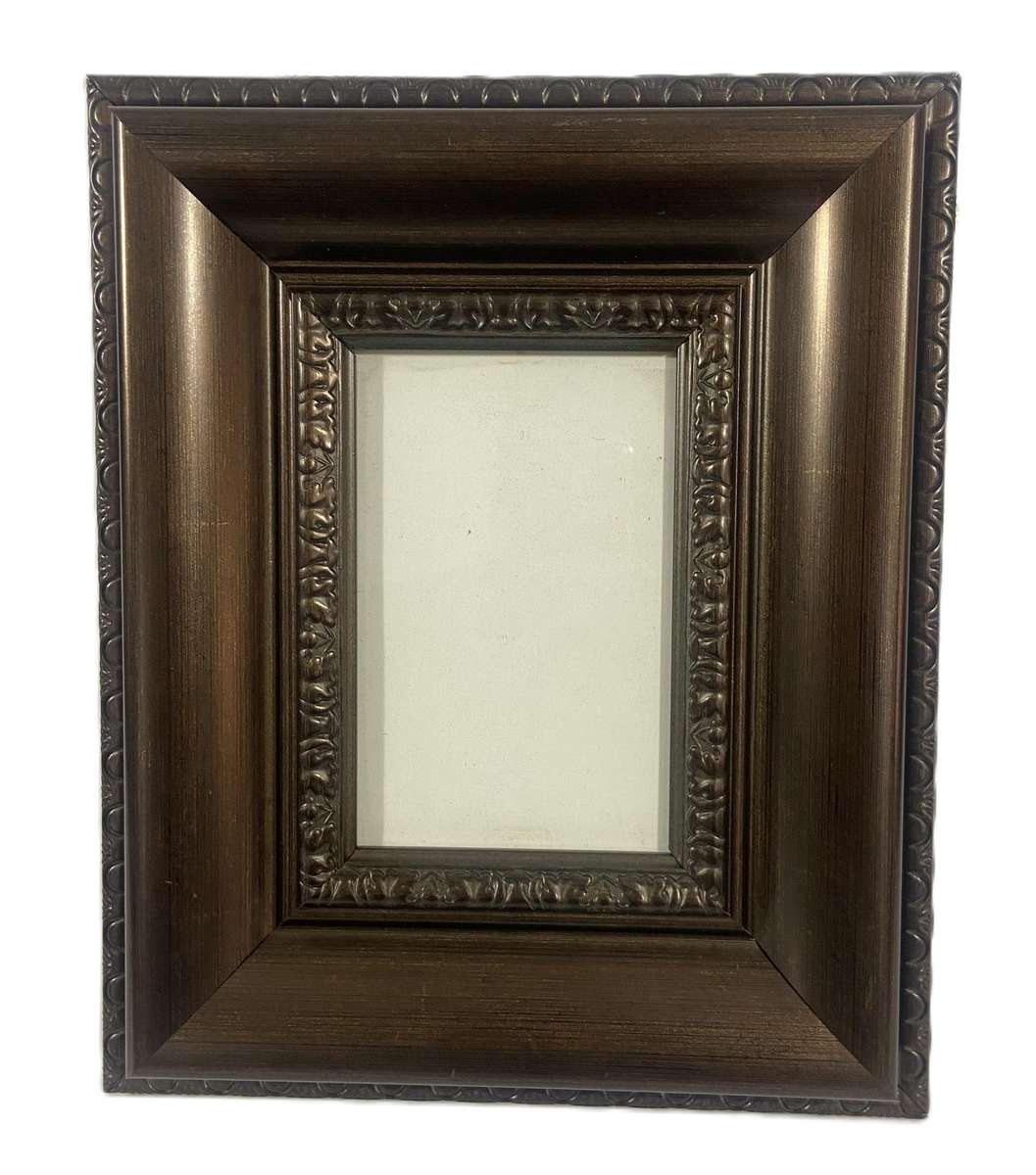 3 Contemporary Wood Pictures Frames, Picture size: 86mm x 140mm - 3 pieces