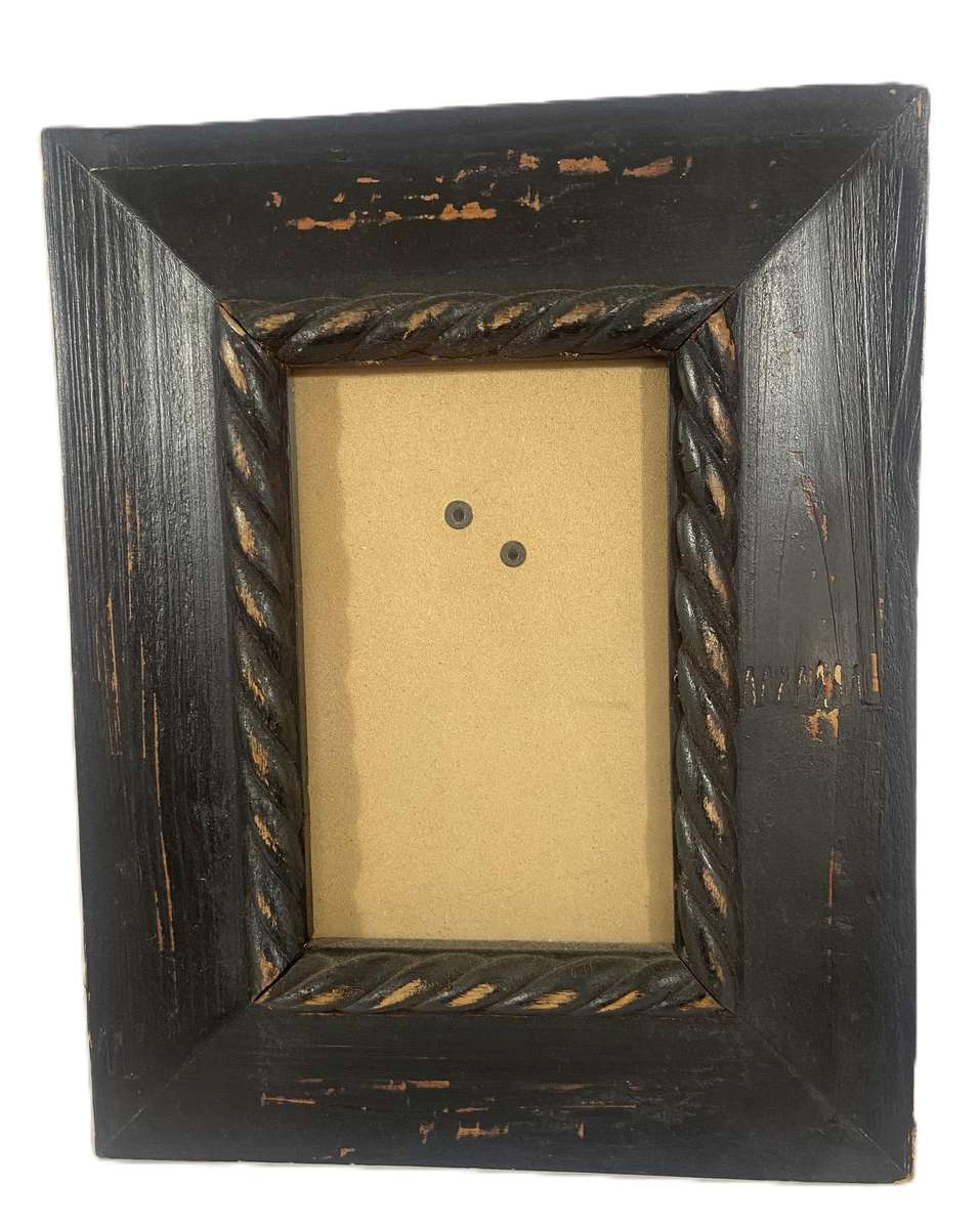 3 Contemporary Wood Pictures Frames, Picture size: 86mm x 140mm - 3 pieces