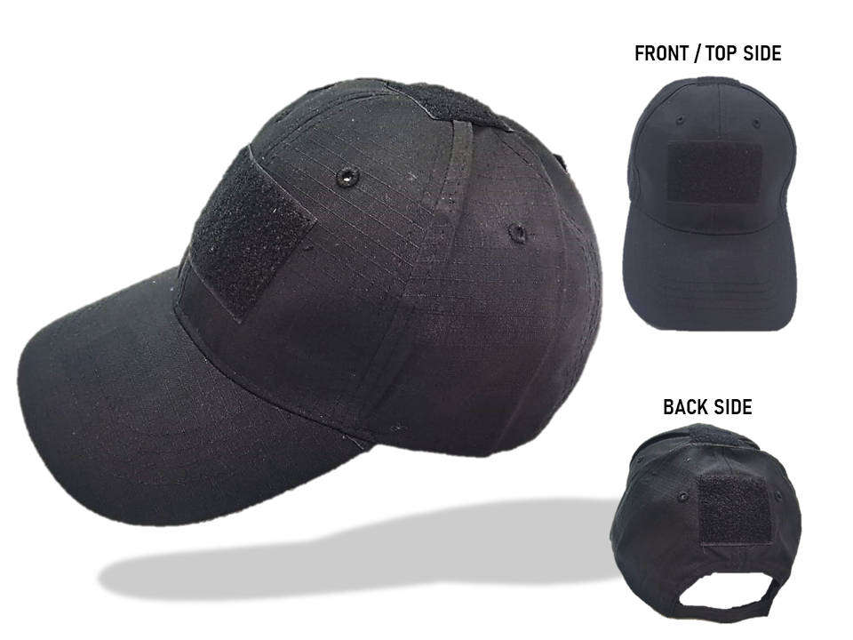 Black Velcro Cap + Black Belt Box Combo