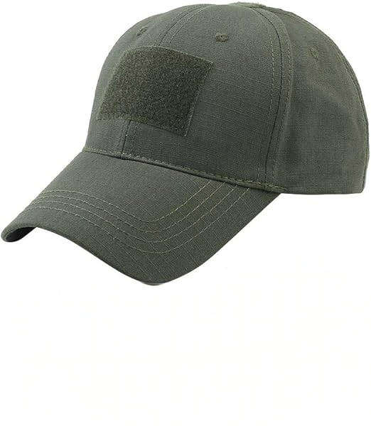 Dark Green Cap with Velcro (#12 Tactical Cap)
