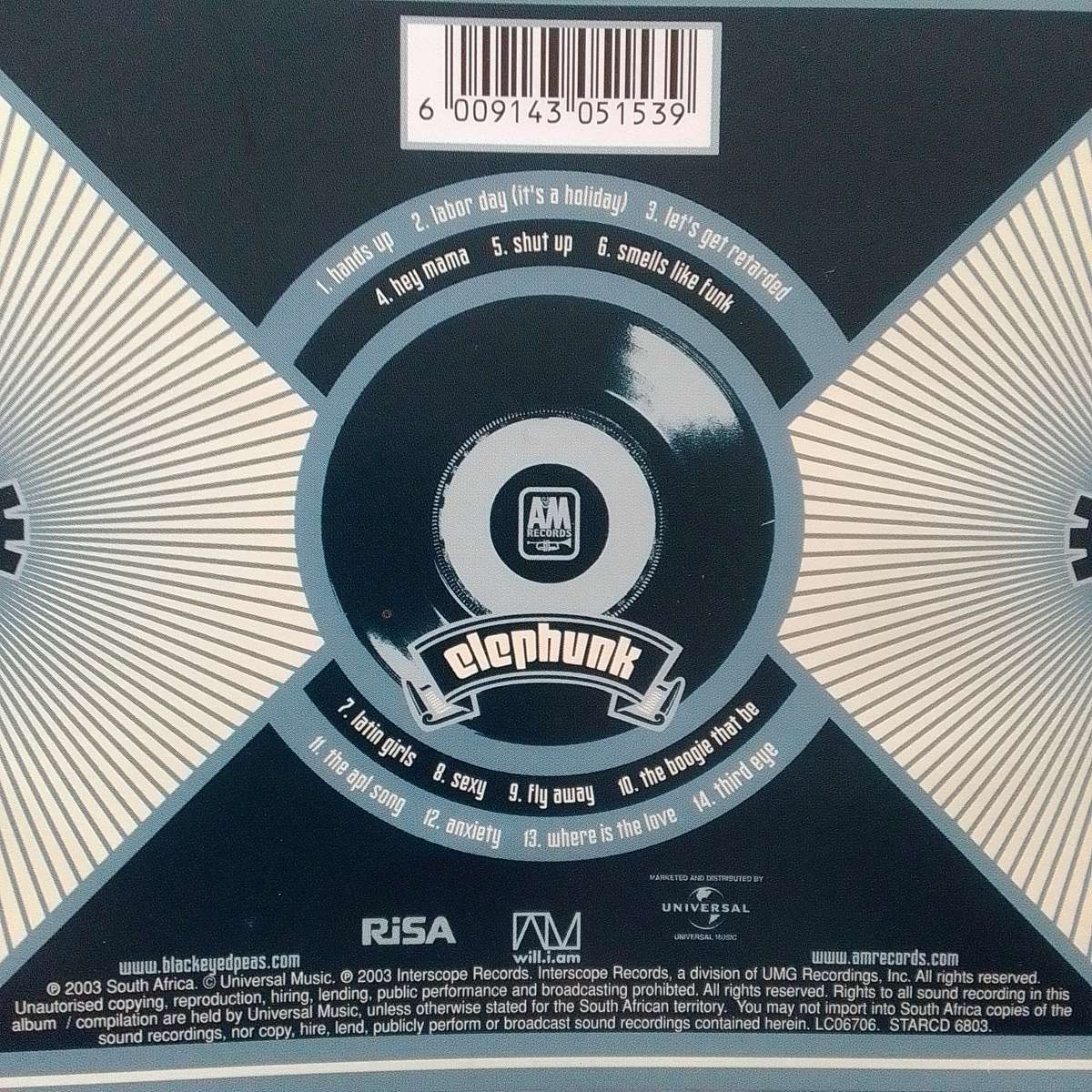 The Black Eyed Peas (CD) Elephunk