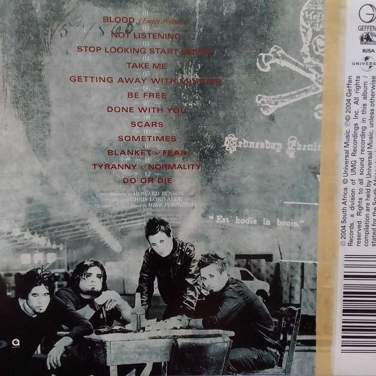 Papa Roach (CD) Getting Away With Murder