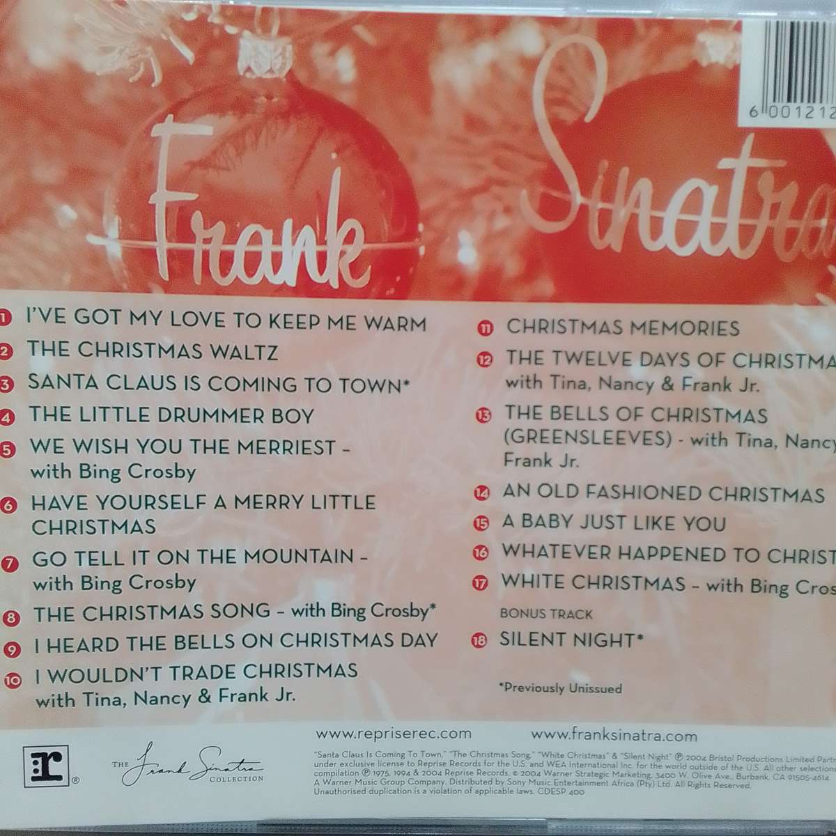 Frank Sinatra (CD) The Christmas Collection - Christmas