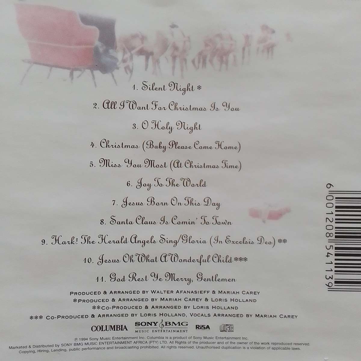 Mariah Carey (CD) Merry Christmas