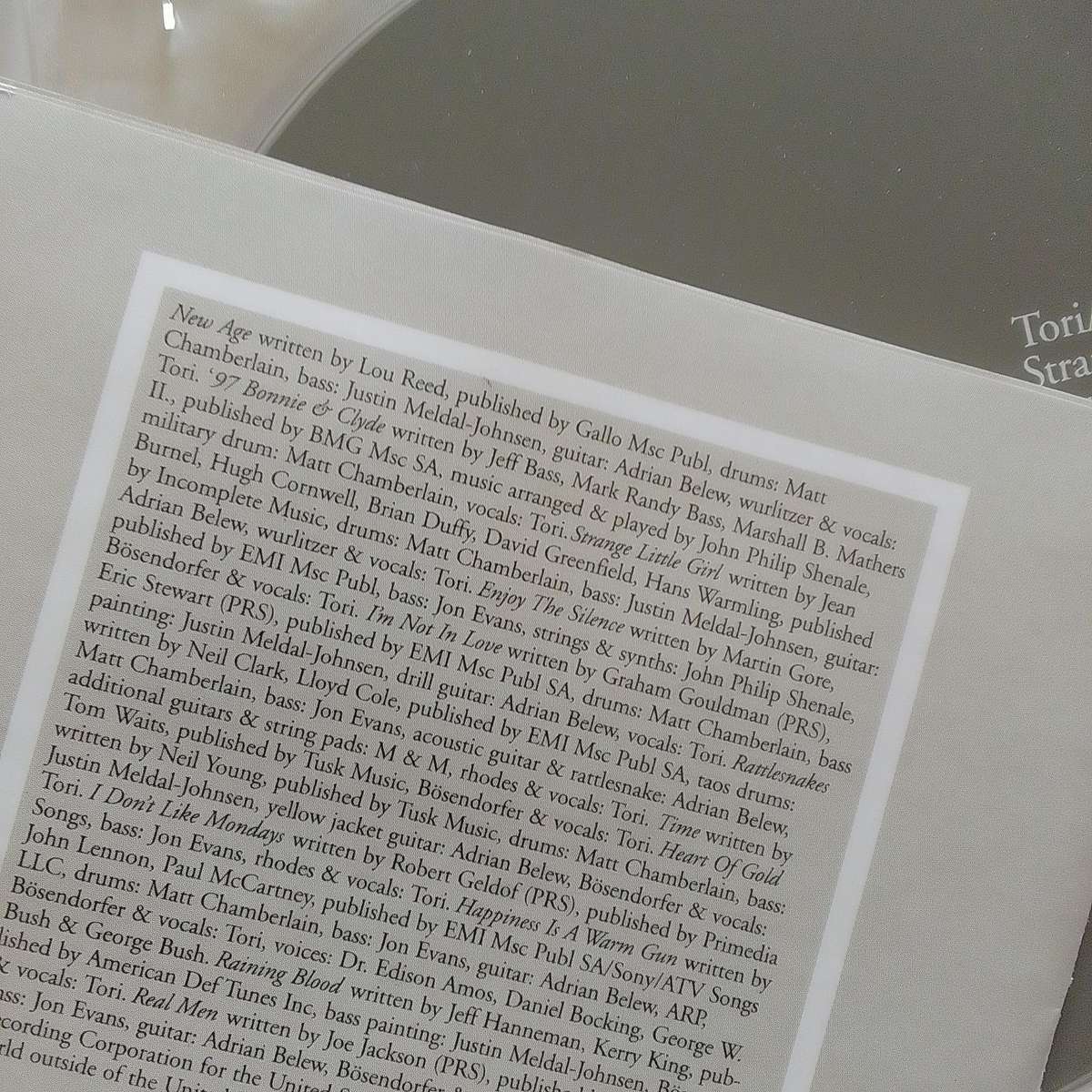 Tori Amos (CD) Strange Little Girls