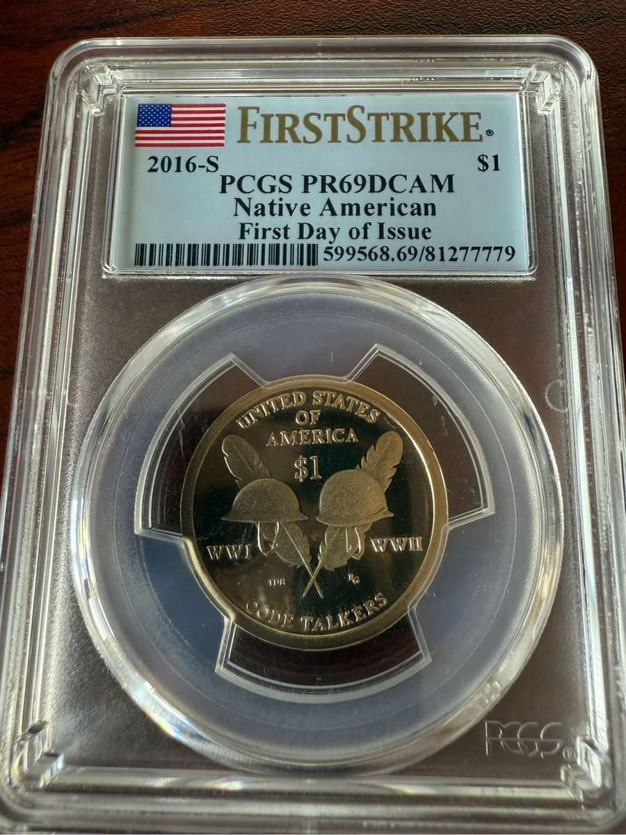 2016 $1 PR69DCAM FIRST DAY OF ISSUE NATIVE AMERICAN