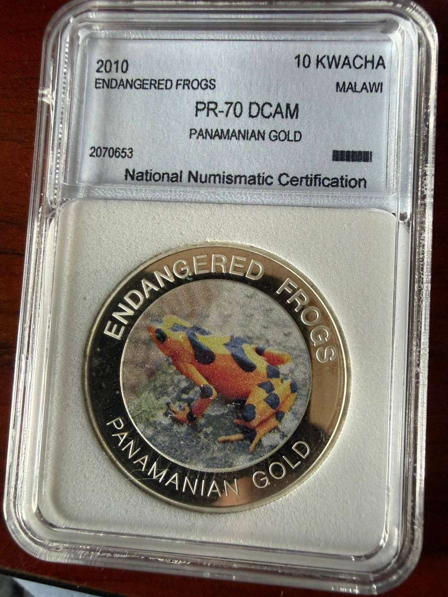 2010 10 Kwacha Panamanian Gold PF70