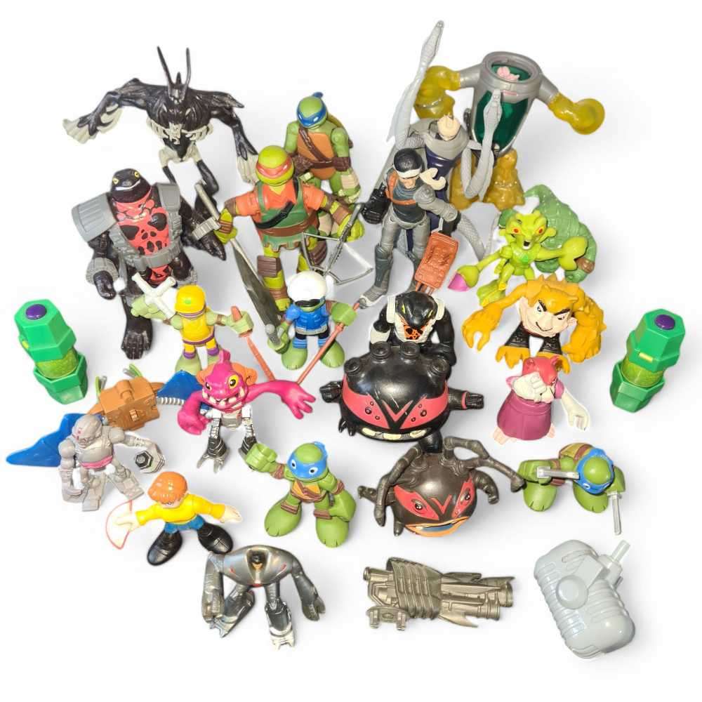 Mutant Ninja Turtles (TMNT) action figures and related characters