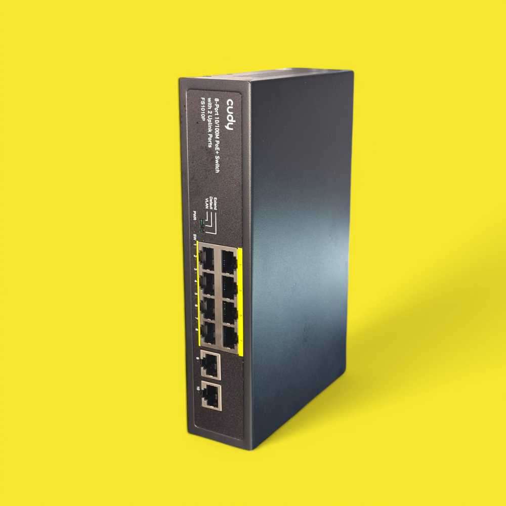Cudy 10-Port 10/100Mbps Unmanaged Poe+ Switch 120W
