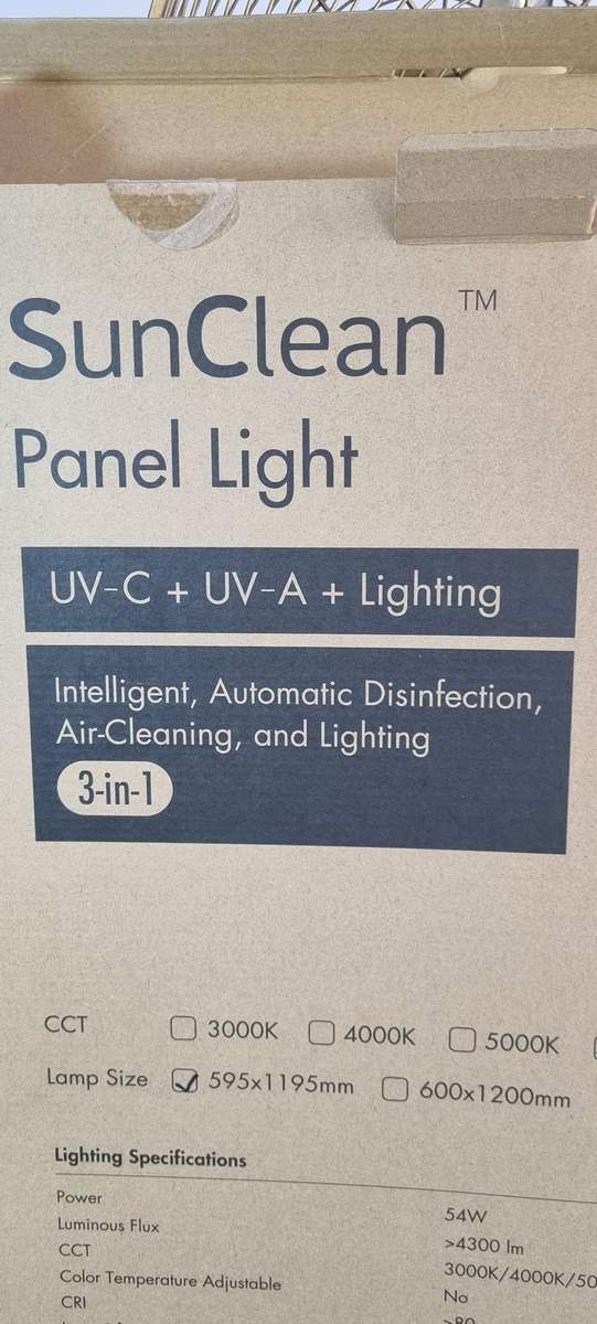 Huge Automatic Intelligent, Disinfection, Air cleaning panel light (HURRY, few IN STOCK)