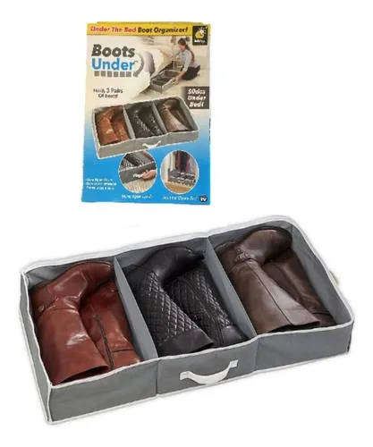 Shoe/general purpose storage with transparent top cover and zipper.