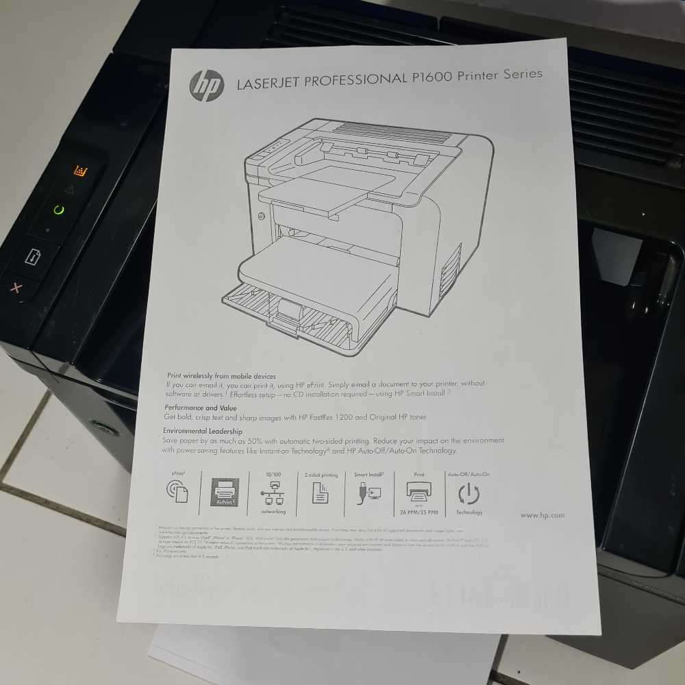 HP P1600 laserjet Mono Printer