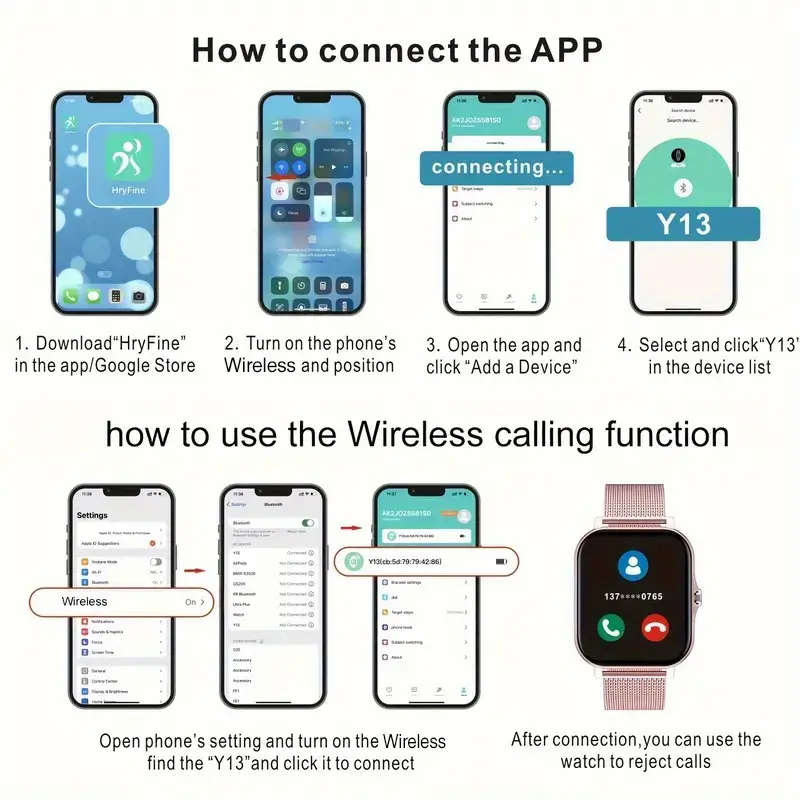 GTsw smart watch with heart rate, HbP, Blood oxygen and many more functions