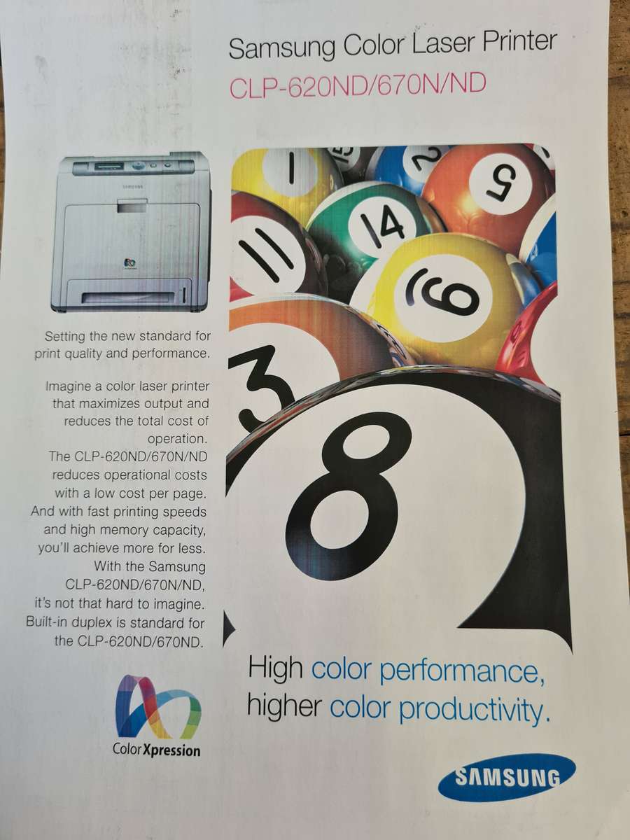 Samsung clp-620nd color printer