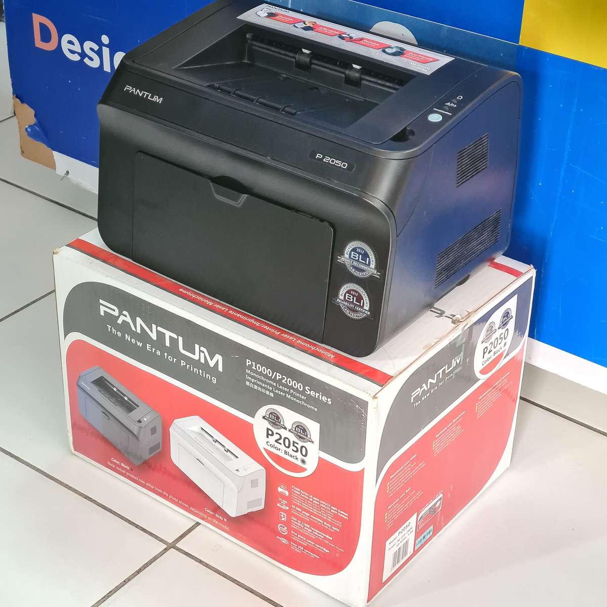 Pantum P2050 laser printer With installed toner