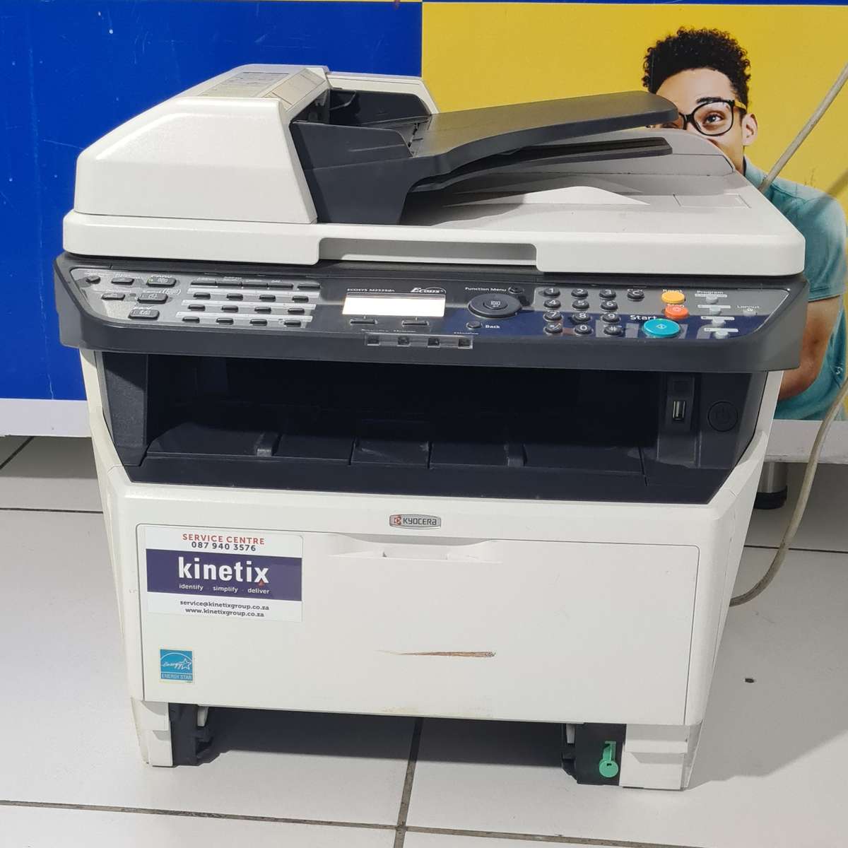 Kyocera ecosys m2535dn mono laser printer (See details)