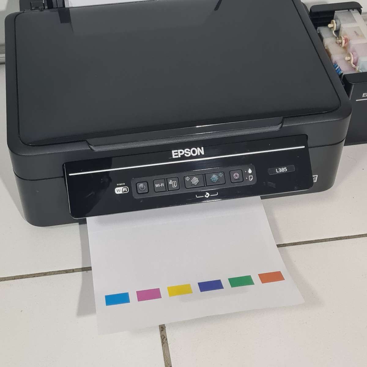 Wireless Epson L385 Printer with 90% Ink Levels (Read details)