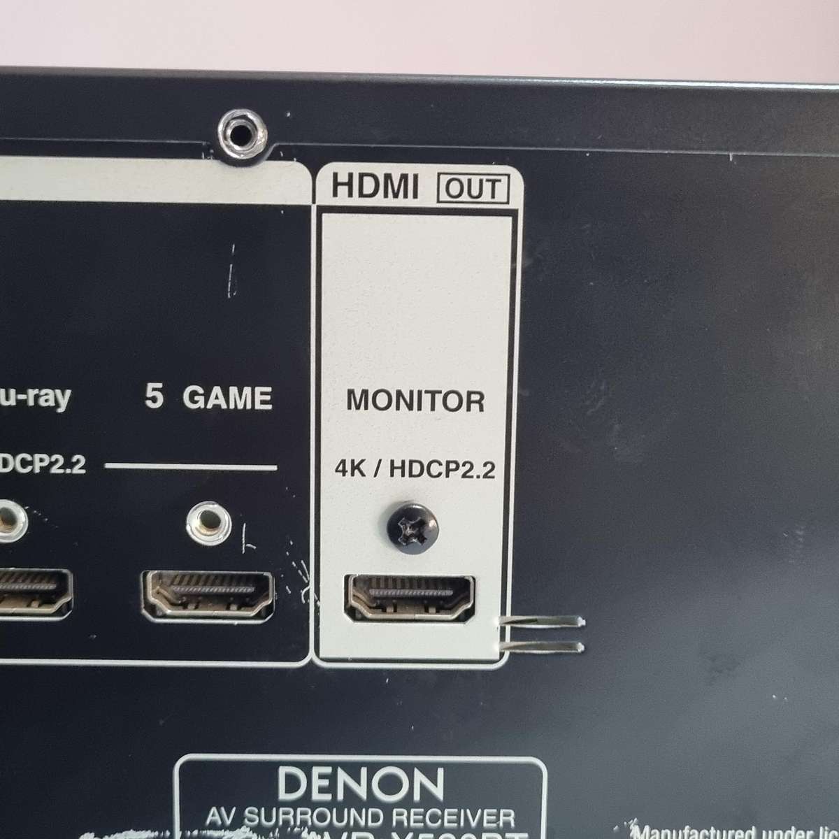 Denon AVR-X520 Bluetooth. (not turning on)