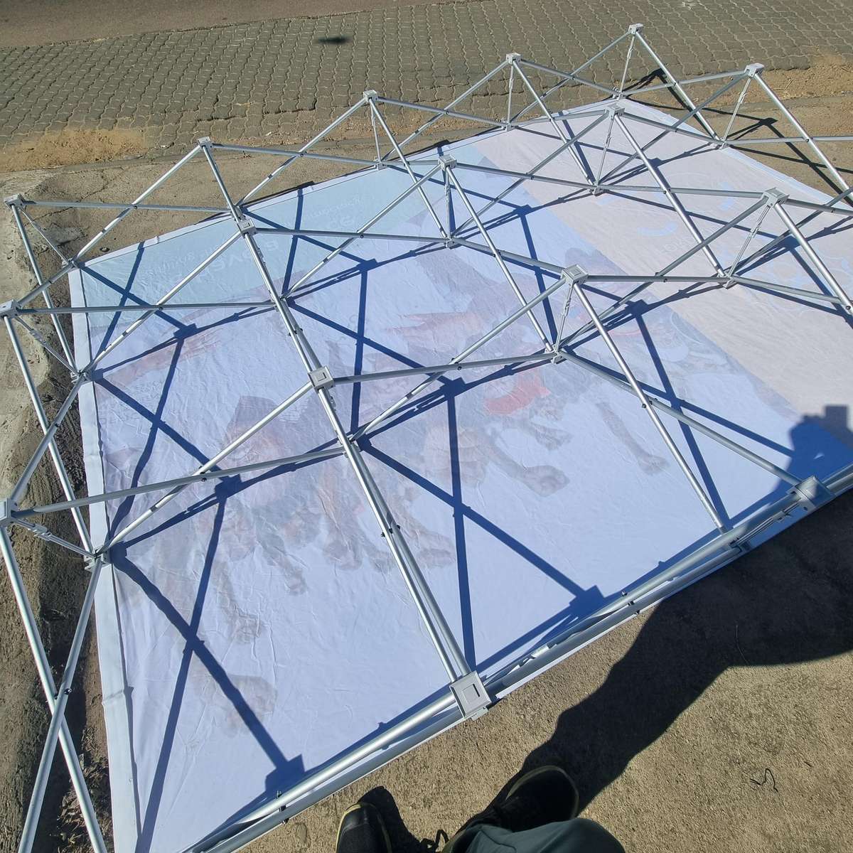 2.5x2m wall banner mechanism