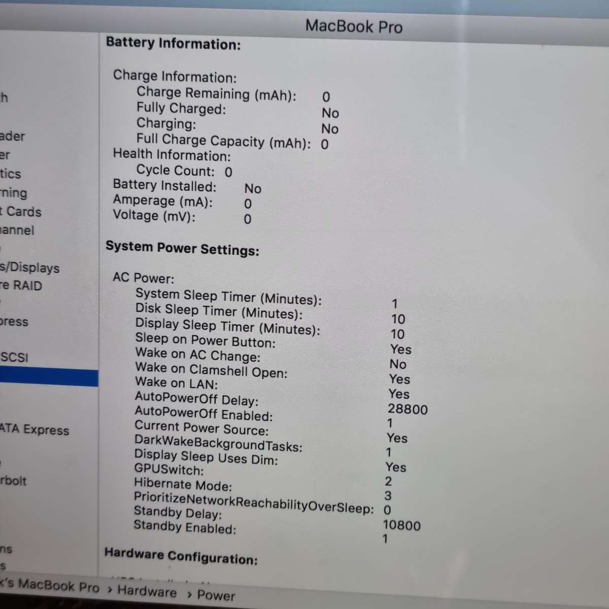 Macbook Pro i7 - 16GB/265 ssd Retina display