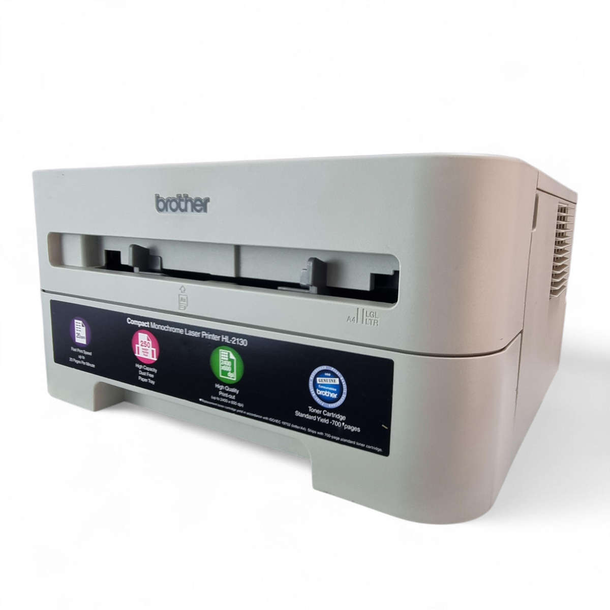 Brother HL 2130 laser printer with New Toner