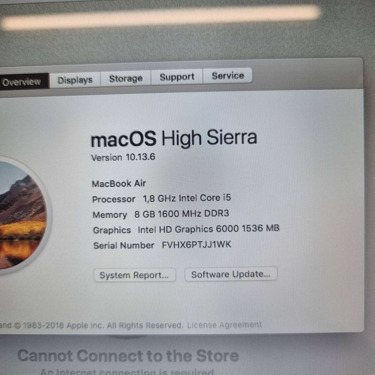 Apple MacBook Air 13.3"  Intel Core i5, 8GB RAM, 121GB SSD (See more details)