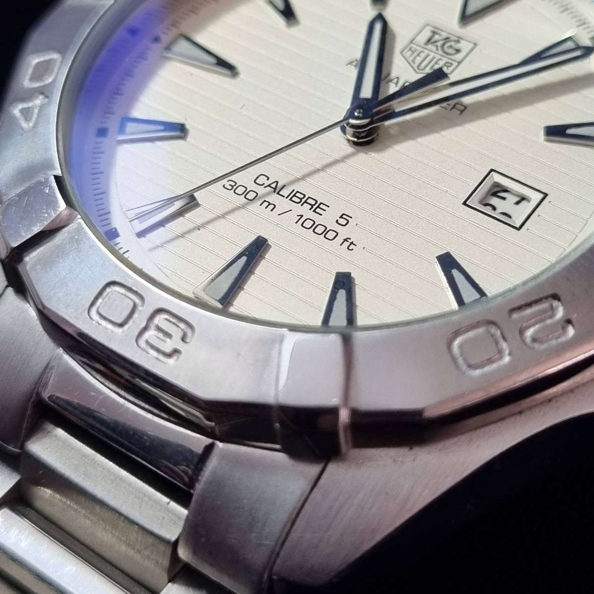 TAG Heuer Aquaracer WAY2110  Genuine Case (Automatic Model) with Quartz Conversion